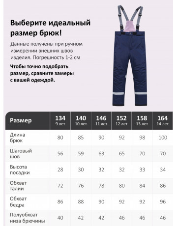 Зимний горнолыжный костюм для девочки.