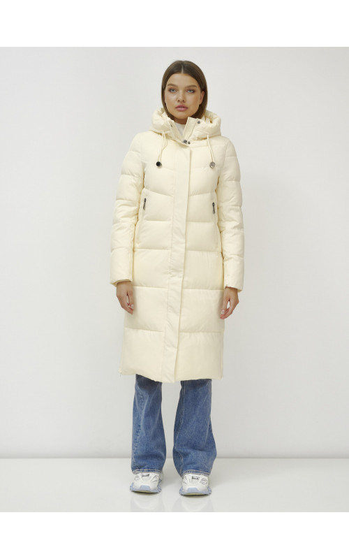 Длинный зимний пуховик для женщин