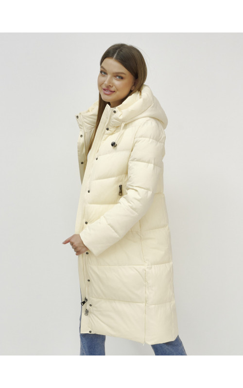 Длинный зимний пуховик для женщин