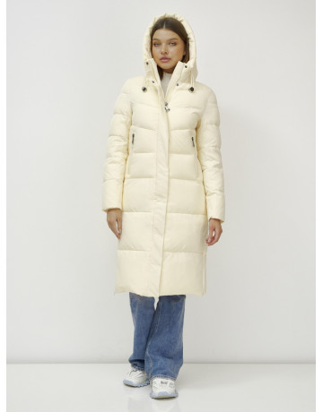 Длинный зимний пуховик для женщин
