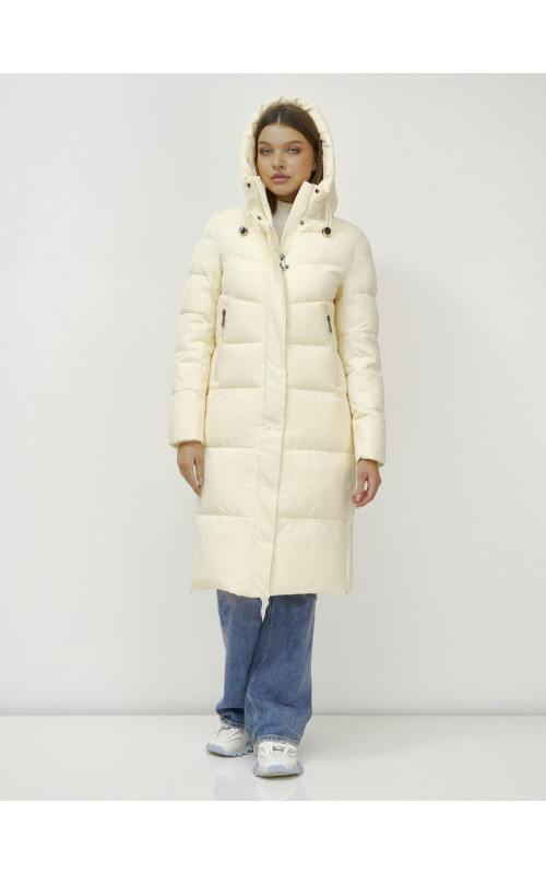 Длинный зимний пуховик для женщин