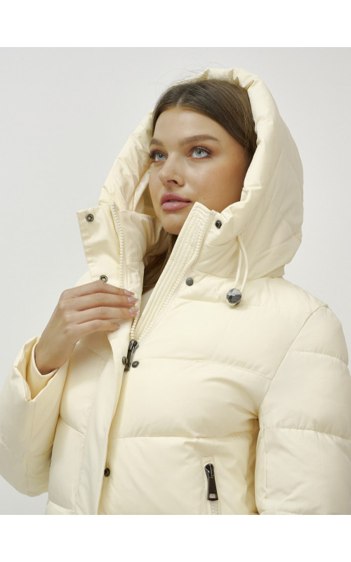 Длинный зимний пуховик для женщин