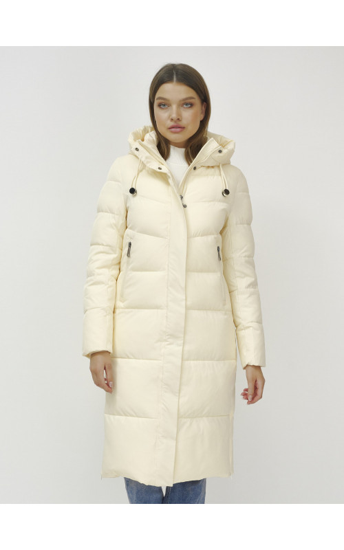 Длинный зимний пуховик для женщин
