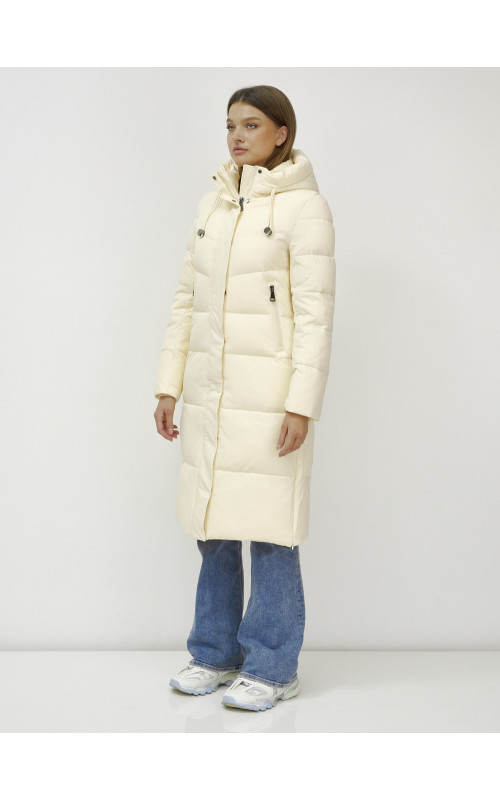 Длинный зимний пуховик для женщин