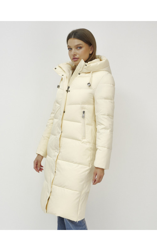 Длинный зимний пуховик для женщин