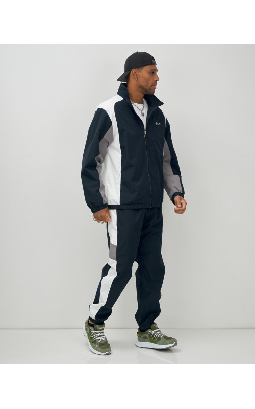 Мужской спортивный костюм темно-синий весна-лето для активного отдыха в Тюмени