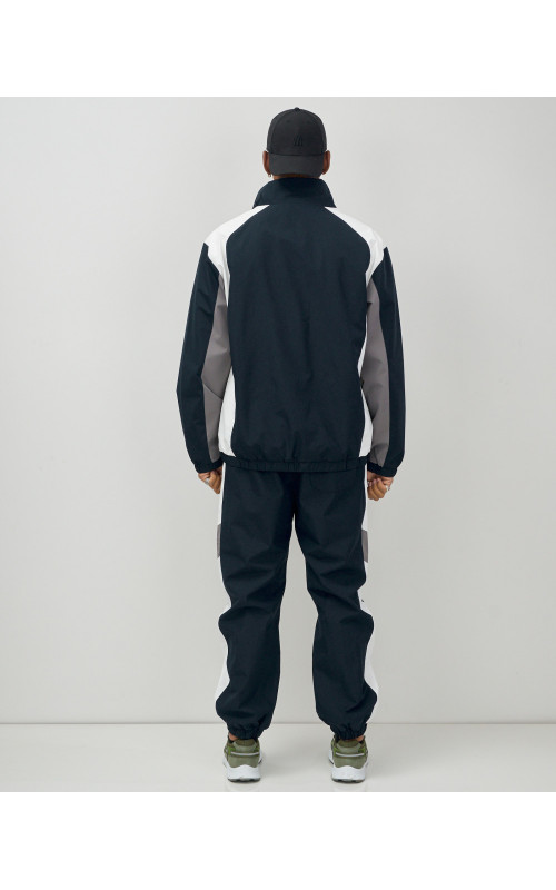 Мужской спортивный костюм темно-синий весна-лето для активного отдыха в Тюмени