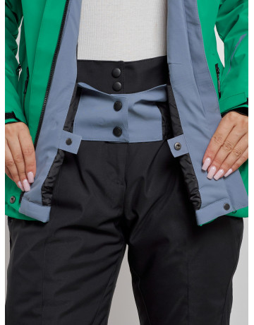 Женская горнолыжная куртка цвет зелёный