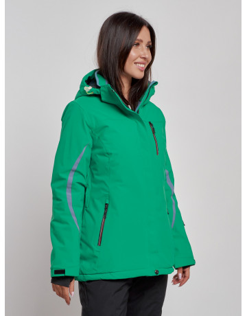 Женская горнолыжная куртка цвет зелёный