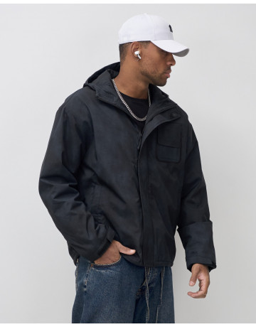 Мужская спортивная куртка для весны и осени, чёрная, для активного отдыха в Тюмени