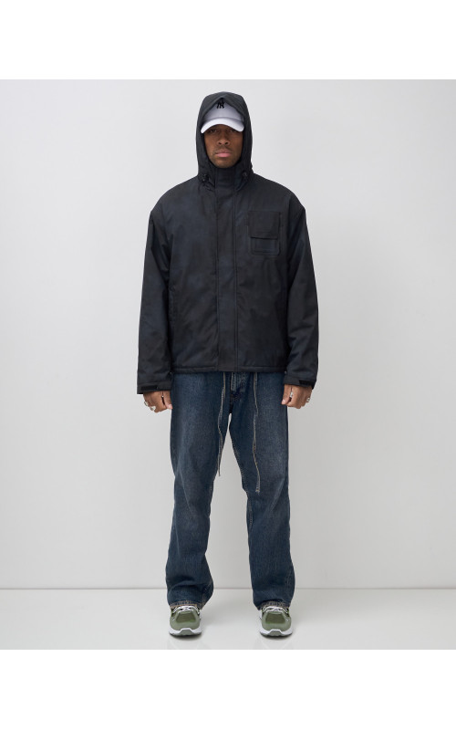 Мужская спортивная куртка для весны и осени, чёрная, для активного отдыха в Тюмени