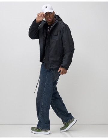 Мужская спортивная куртка для весны и осени, чёрная, для активного отдыха в Тюмени