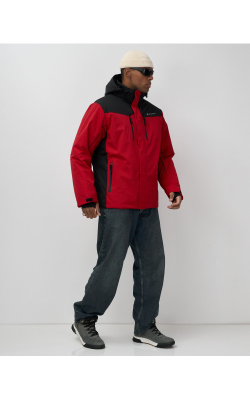 Мужская горнолыжная куртка, зимний вариант, красный. в Тюмени