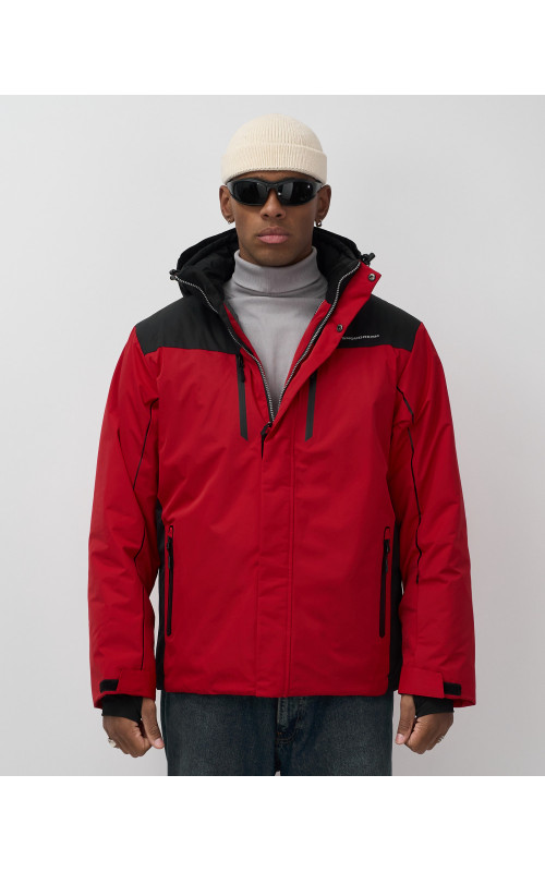 Мужская горнолыжная куртка, зимний вариант, красный. в Тюмени