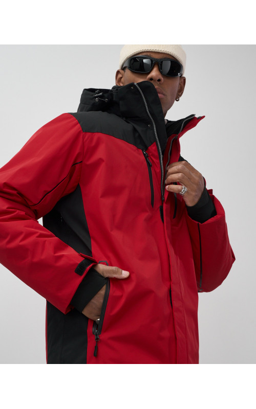 Мужская горнолыжная куртка, зимний вариант, красный. в Тюмени