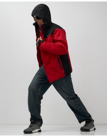 Мужская горнолыжная куртка, зимний вариант, красный. в Тюмени