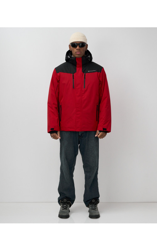 Мужская горнолыжная куртка, зимний вариант, красный. в Тюмени