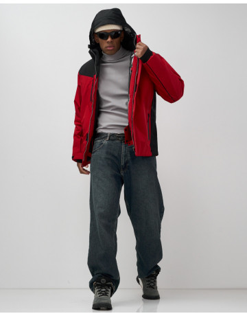 Мужская горнолыжная куртка, зимний вариант, красный. в Тюмени