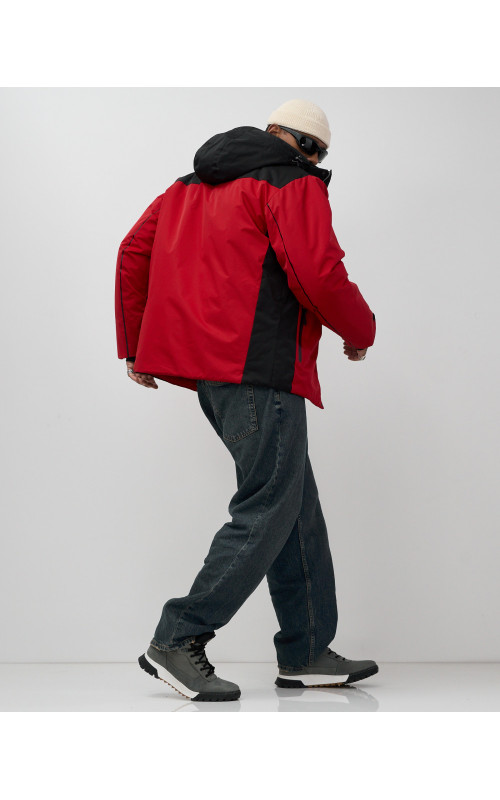 Мужская горнолыжная куртка, зимний вариант, красный. в Тюмени