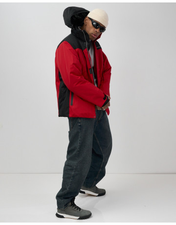 Мужская горнолыжная куртка, зимний вариант, красный. в Тюмени