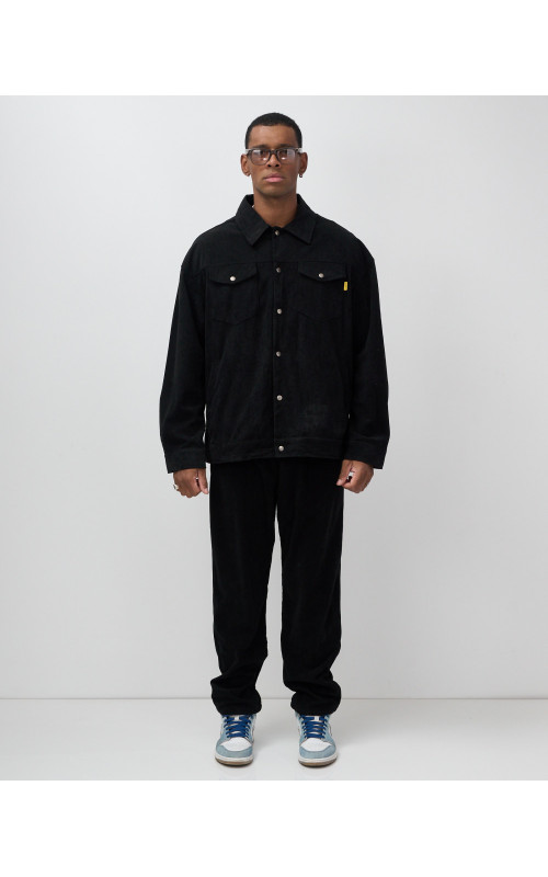 Мужской спортивный костюм для весны и лета, чёрный, для активного отдыха в Тюмени