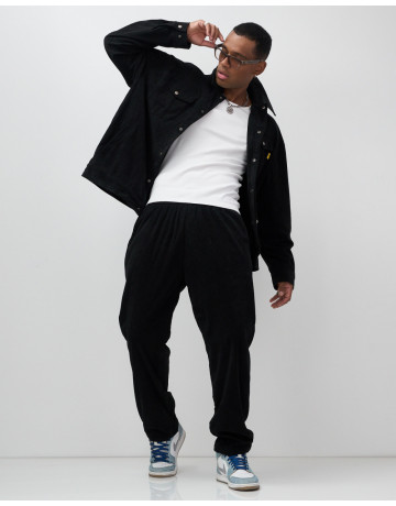 Мужской спортивный костюм для весны и лета, чёрный, для активного отдыха в Тюмени