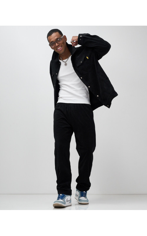 Мужской спортивный костюм для весны и лета, чёрный, для активного отдыха в Тюмени