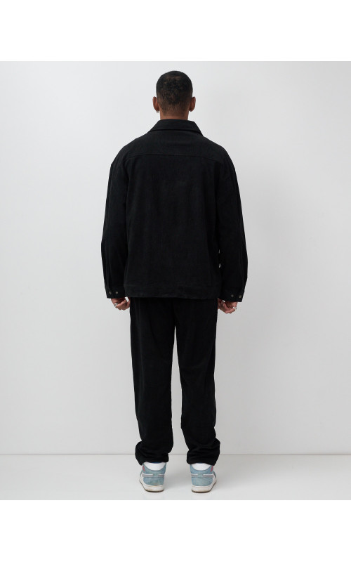 Мужской спортивный костюм для весны и лета, чёрный, для активного отдыха в Тюмени