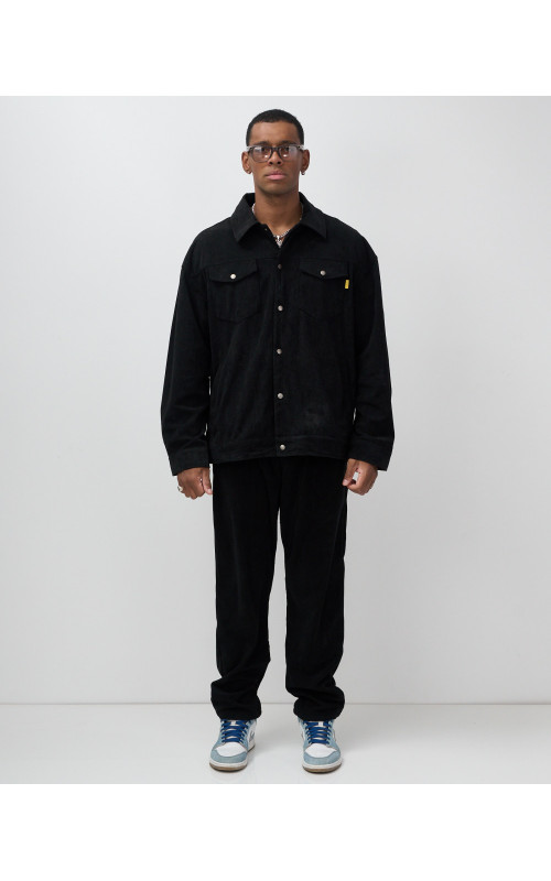 Мужской спортивный костюм для весны и лета, чёрный, для активного отдыха в Тюмени