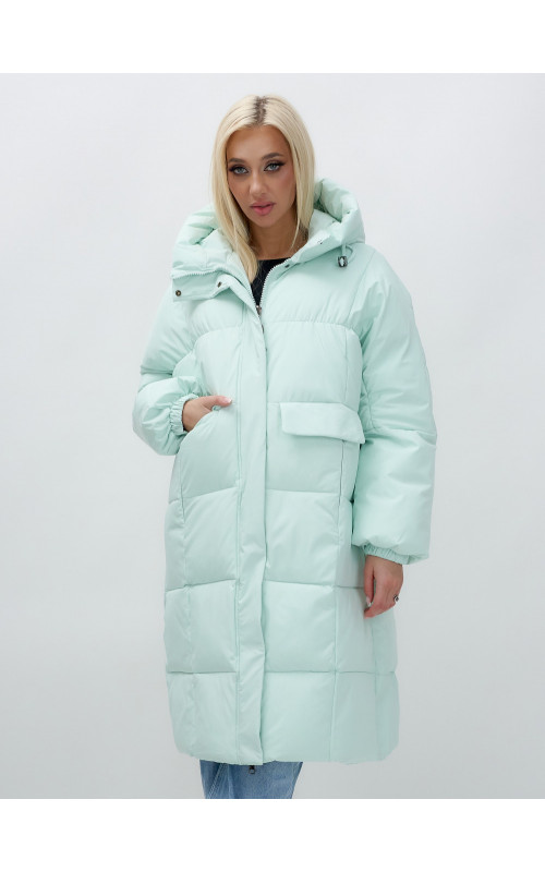 Женская куртка летучая мышь с капюшоном для холодной погоды.