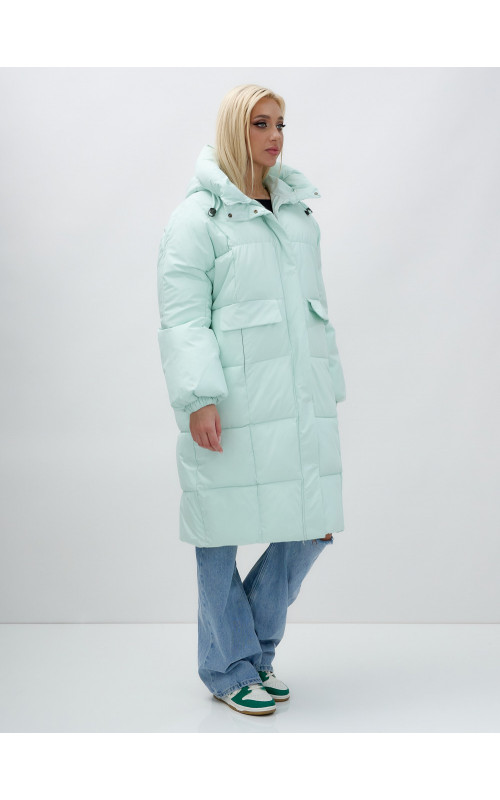 Женская куртка летучая мышь с капюшоном для холодной погоды.