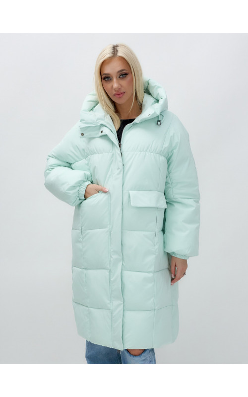 Женская куртка летучая мышь с капюшоном для холодной погоды.