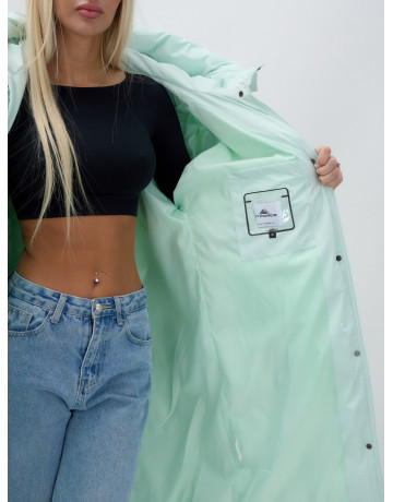 Женская куртка летучая мышь с капюшоном для холодной погоды.