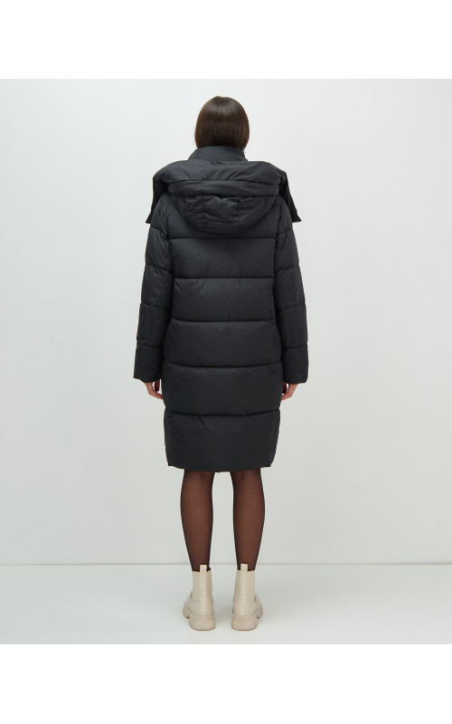 Длинный зимний пуховик для женщин