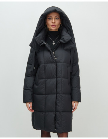 Длинный зимний пуховик для женщин