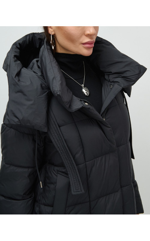 Длинный зимний пуховик для женщин