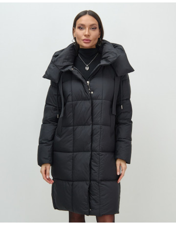 Длинный зимний пуховик для женщин