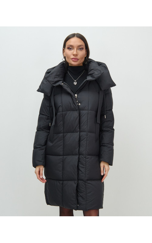 Длинный зимний пуховик для женщин