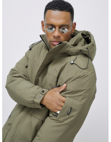 Мужская зимняя куртка большого размера для холодной погоды