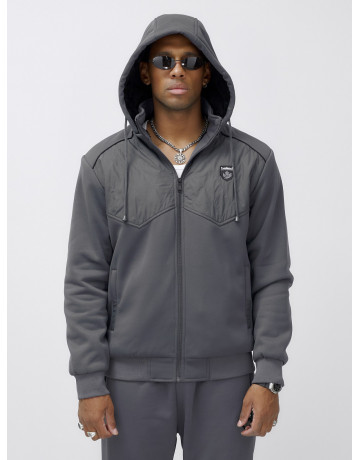 Мужской зимний спортивный костюм с начёсом, серый, для активного отдыха. в Тюмени