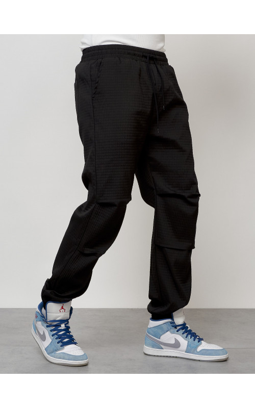 Мужской спортивный костюм для занятий спортом, чёрный, модный. в Тюмени