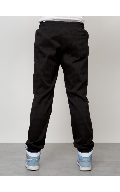 Мужской спортивный костюм для занятий спортом, чёрный, модный. в Тюмени