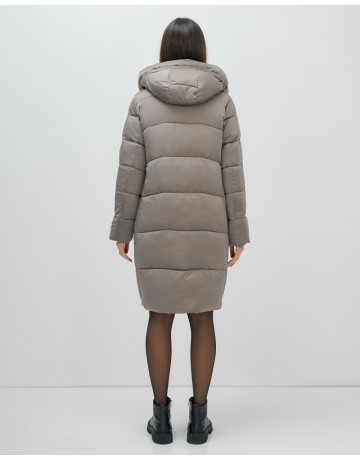 Длинный зимний пуховик для женщин