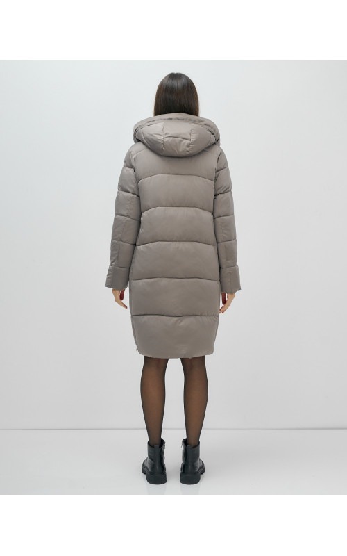 Длинный зимний пуховик для женщин