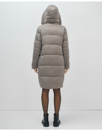 Длинный зимний пуховик для женщин