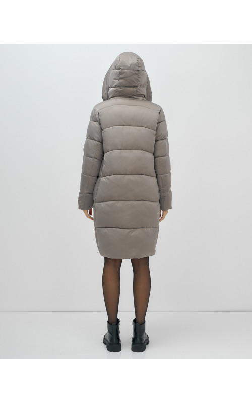 Длинный зимний пуховик для женщин