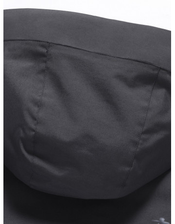 Женская зимняя парка с капюшоном, чёрная, для женщин. в Тюмени