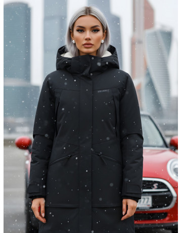 Женская зимняя парка с капюшоном для активного образа жизни.