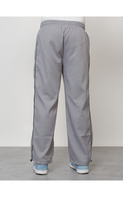 Мужской спортивный костюм для занятий спортом, серый, модный. в Тюмени