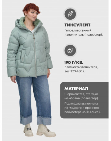 Женский пуховик с эко-овчиной: тепло и стиль зима 2025